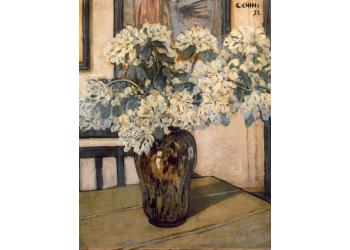 Vaso con fiori bianchi Vaso con fiori bianchi